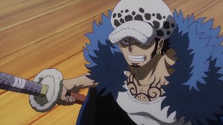 Blackbeard Pirates Vs Law  Devil Fruit Reveals English Sub [upl. by Atiuqat]