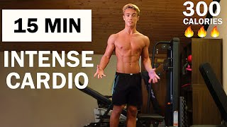 15 MIN HIGH INTENSITY CARDIO WORKOUT HIIT To Kill Calories amp Burn Fat [upl. by Nowujalo]