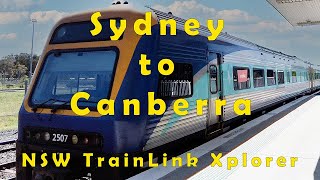 Sydney to Canberra on the Xplorer train [upl. by Yesnyl]