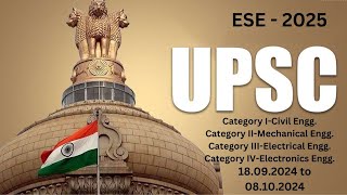 ESE 2025 Exam Notification Details in Tamil [upl. by Geiss181]