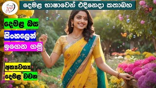 අපි දෙමළ කතා කරමු  මූලික පාඩම්  Lets Speak Tamil  Basic to Advanced Lessonsquot  Punchi Danuma [upl. by Bedwell]