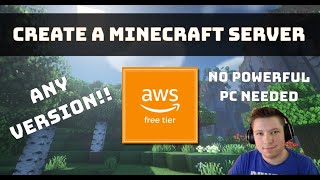 Create your own Minecraft Server using AWS free tier [upl. by Esilahc]