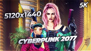 Cyberpunk 2077  5120x1440 Ultrawide 329 DF Optimized DLSS  RTX 3090  9900K  Samsung Odyssey G9 [upl. by Enairda]