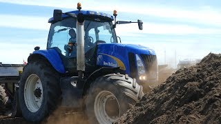 New Holland TG285 Hits The End Barrier at Hjørring Pulling Arena  Tractor Pulling Denmark [upl. by Portingale]