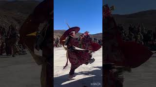 During the Yamantaka ritual the lamas of Komic Monastery perform Cham dance ❤️❤️❤️ [upl. by Norra]