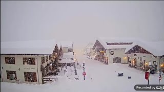 Timelapse snowstorm in Leavenworth Washington USA January 6 2022 [upl. by Raseta384]