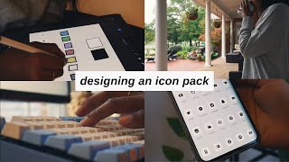 Designing a Minimalist Icon Pack for iOS and Android [upl. by Enohpesrep]