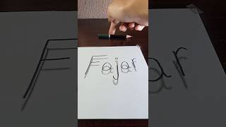 Comment your name 😊  3D name art art nameart drawing shorts youtubeshorts artist [upl. by Amorette415]