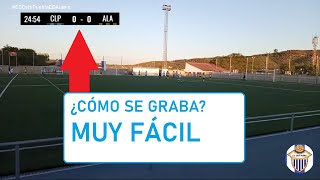 Cómo GRABAR PARTIDOS de FÚTBOL [upl. by Woolson]