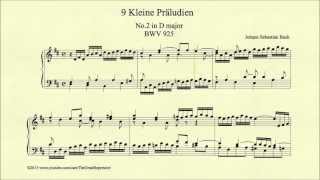 Bach Prelude in D major BWV 925 Harpsichord [upl. by Jareen]