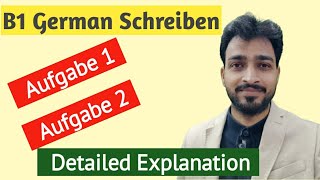 SCHREIBEN B1 Level Exam Full Explanation with Answers [upl. by Ynnavoig]