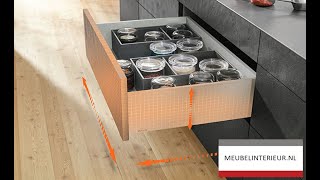 Blum LEGRABOX lade  Aanpassingen uitleg video [upl. by Asille]