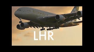 Plane Spotting Early Morning Heavy Arrivals RW27s London Heathrow 6am8am [upl. by Leonsis]