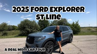 Real Mom Car Tour 2025 Ford Explorer ST Line [upl. by Crutcher490]