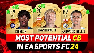 EA FC 24 WONDERKIDS👶✸BEST YOUNG CENTRE BACKS IN CAREER MODEft BRANTHWAITE BISSECK HARWOODBELLIS [upl. by Bullivant]