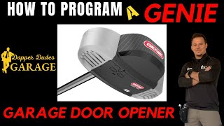 Programming a Genie garage door opener [upl. by Ozner]