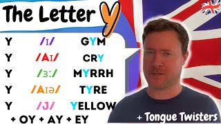 English Pronunciation  5 Ways to Pronounce The Letter Y [upl. by Jackelyn]