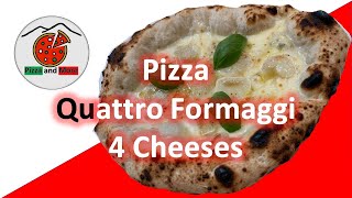 Pizza Quattro Formaggi  4 Cheeses [upl. by Aleahpar]