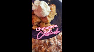 Cinnamon Roll Casserole The BEST casserole EVER [upl. by Dorrahs276]