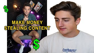 Making Millions Stealing Content [upl. by Ydnam]