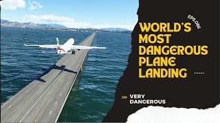 Worlds most dangerous plane landing eps086 [upl. by Ernaline]