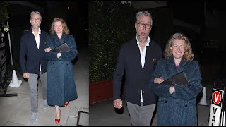 Succession Star Alan Ruck And Wife Mireille Enos Are All Smiles As They Grab Dinner in Santa Monica [upl. by Alurd]