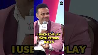 Virender Sehwag Tells the Secret of His Aggressive Batting  Cricket News  shorts reels [upl. by Belac]