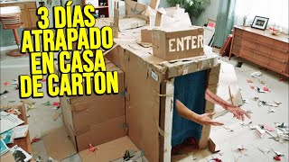 Queda Atrapado 3 Días en una Casa de Cartón para su hijo  Resumen en 10 Minutos [upl. by Losiram]