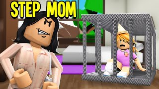 I Got Adopted Mean Step Mother TRAPPED ME Roblox Brookhaven RP [upl. by Ferd784]