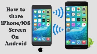 How to Mirroring from iPhoneiPadiOS to any Android device [upl. by Sharlene]