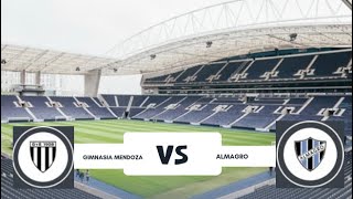 GIMNASIA MENDOZA VS ALMAGRO [upl. by Ecirtnahs]