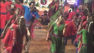 కోలాటం kolatam song 6 dance Maha Lakshmi Tirunallu Pallipadu gandhi colony [upl. by Noemis]