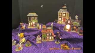 Susan Winget Halloween Houses at JoAnn Store [upl. by Enyar]