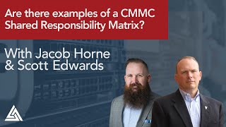 Are there examples of a CMMC Shared Responsibility Matrix [upl. by Ellennej209]