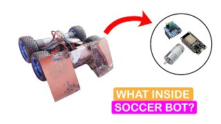 How to Make Soccer Bot using ESP32  Soccer Bot Components  Mobile App Controlled Soccer Bot [upl. by Mendive]