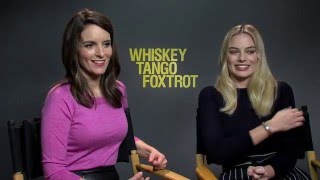 Whiskey Tango Foxtrot Tina Fey amp Margot Robbie Exclusive Interview  ScreenSlam [upl. by Nygem]