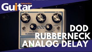 DOD Rubberneck Analog Delay  Review [upl. by Esemaj]