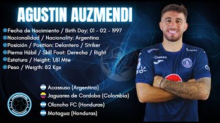 Agustin Auzmendi 11  Delantero  Striker  vs Marathon 2024 [upl. by Eoj]