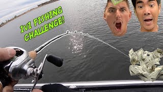 INTENSE 1v1 FISHING CHALLENGE for 1000 1Rod vs Apbassing  The Rematch [upl. by Giulietta]