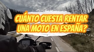 Cuánto cuesta rentar una moto en España motos travel touring europa morini [upl. by Gussi]