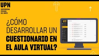 Tutorial como desarrollar un Cuestionario en el Aula Virtual [upl. by Nednyl766]