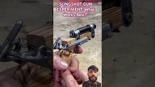 Learn Slingshot Gun Making shorts handmade tools woodworking spring viralvideo [upl. by Nnylram]