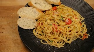 How to make and Incredibly Simple and Delicious Spaghetti Aglio E Olio Recipe [upl. by Ahseekal304]