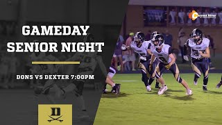 Dons vs Dexter Football  Senior Night [upl. by Dranyer]