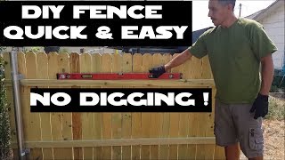 DIY Menards premade fence panels ON a BUDGET [upl. by Mitzi]