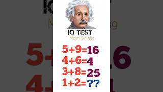 math games brain training trending viral iqtest ytshorts [upl. by Eiznekam]