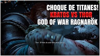 GTX 1050 TI 4GB VRAM ¡La Pelea Épica Kratos vs Thor en God of War Ragnarök RYZEN 5600G GAMEPLAY [upl. by Melvena1]