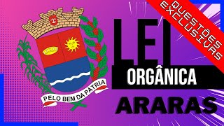 ✅Concurso ARARAS Caderno de QUESTÕES COMENTADAS [upl. by Atnwahs514]