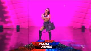 KIANA JAMES ENTRANCE WWE MAIN EVENT [upl. by Gibeon]