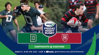 Mens Rugby  Dartmouth vs Harvard  Friday Night Rugby [upl. by Chen]